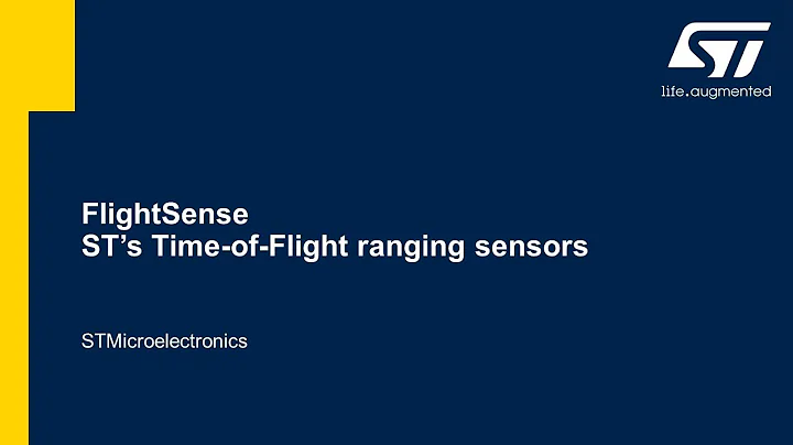 FlightSense technology - ST's Time-of-Flight ranging sensors
