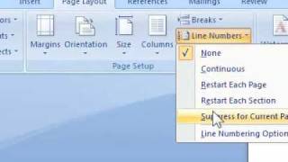 How to add line numbers to a document