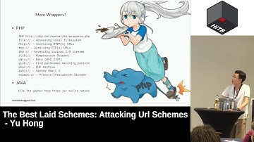 #HITB2017AMS D2T2 - The Best Laid Schemes: Attacking URL Schemes - Yu Hong