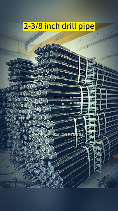 2-3/8 inch drill pipe with Hard Banding.The material is from TPCO. 60mm drill pipe with G105 steel!