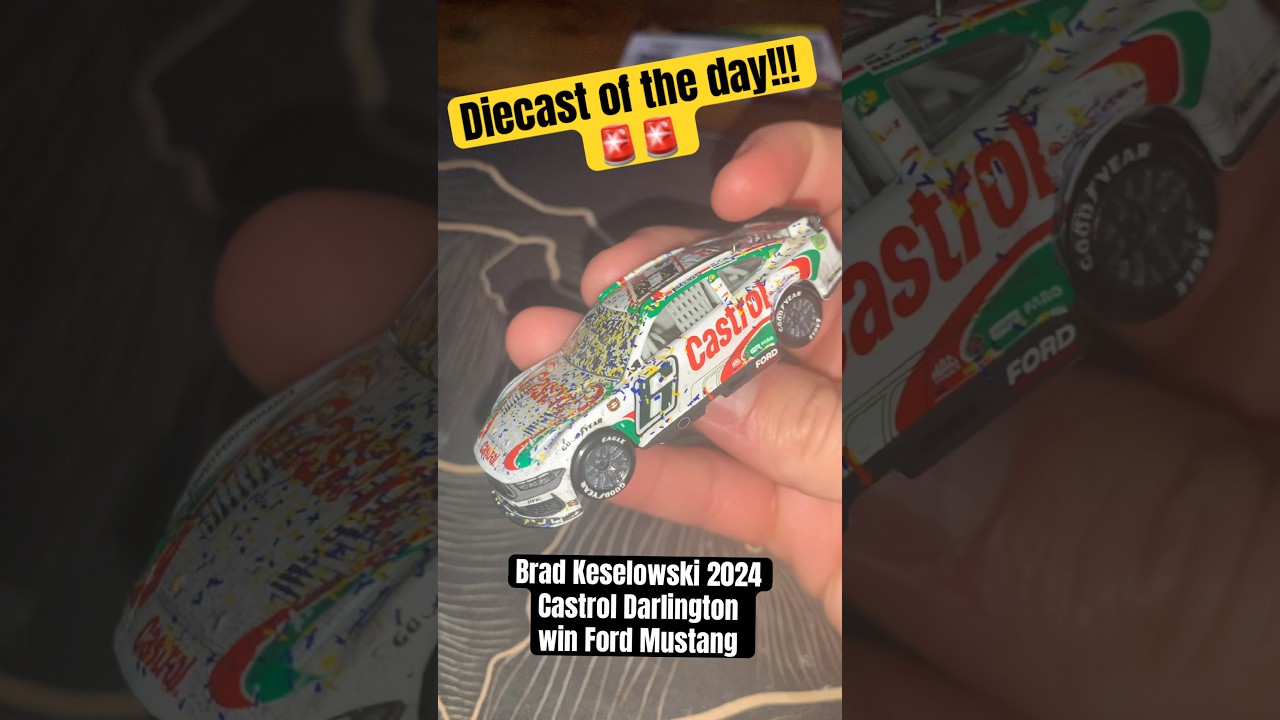 Brad Keslowski 2024 Castrol Ford Mustang Darlington win 
