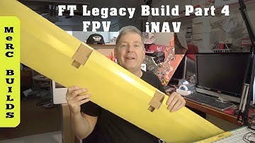 Founders FT Legacy RC Plane Build - Part 4 ( FPV iNAV Differential Thrust ) Main Wing