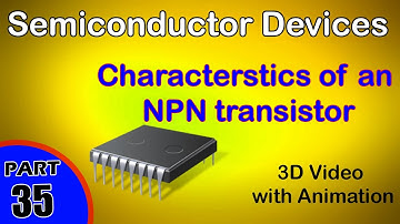 Characterstics of an NPN transistor Semiconductor Devices class 12 Physics subject notes lectures