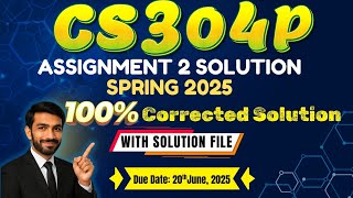 Cs304P Assignment 2 Solution Spring 2025 | CS304P Corrected Assignment 2 Solution