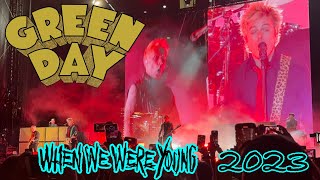 Green Day Plays American Idiot Live at When We Were Young 2023 Day 2