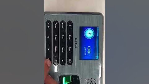 How to edit ADMS settings in Biometric ZKT UA440