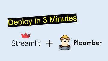 Deploy Your Streamlit App with Ploomber in 3 minutes
