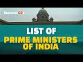 Prime ministers of india  list of prime ministers of india 1947 to 2021  general knowledge