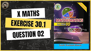 Exercise 30.1 Question 2 | Trigonometry | Class 10 Sindh Board - the educational hub