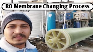 RO Membrane Changing Process