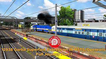 Loco Change of GARBA SF Express in MSTS Openrails | Diesel & Electric Locos action | Khandesh Route