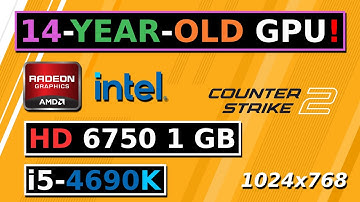 Counter Strike 2 - HD 6750 1 GB & i5-4690K OC - Competitive - 1024x768 FidelityFX "Performance"