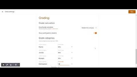 Set up Gradebook in Google Classroom