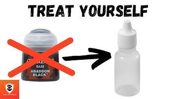 Transfer Citadel Paints to Dropper Bottles