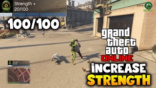 Increase Strength 100/100 Fast & Easy! | GTA Online Help Guide Method