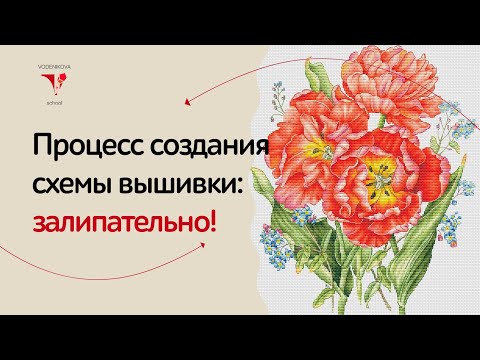 Как создается схема для вышивки крестом