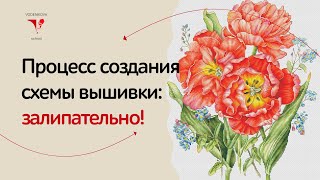 Как создается схема для вышивки крестом