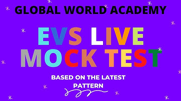 EVS LIVE MOCK TEST- CTET /UPTET/UTET 02 - #REET #MPTET #UPTET