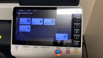 How To Manually Scan Documents Into A User Box On A Konica Minolta MFP