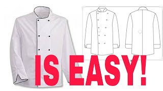 HOW TO STITCH CHEF UNIFORM||ALIT SEWING