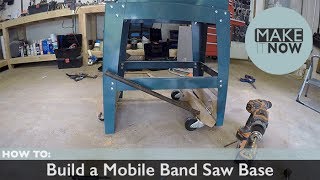How To: Build a Mobile Band Saw Base