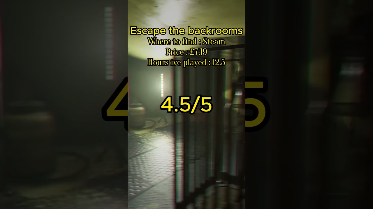 Ranking All The Backrooms Games I Ve Played 
