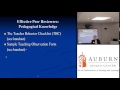 PDS - January 15, 2013  -- Peer Review of Teaching