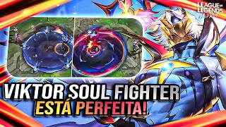 NOVA SKIN DO VIKTOR SOUL FIGHTER DEIXOU ELE BUFFADO!! | LoL Wild Rift