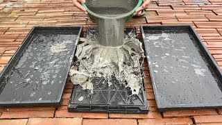 Amazing idea / It&#39;s simple for you to create a beautiful and easy cement product for yourself /