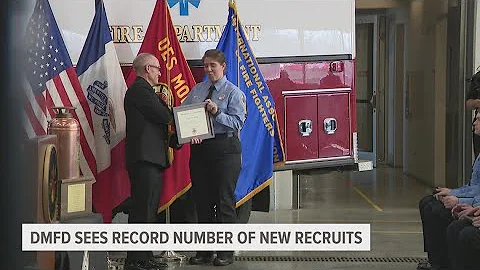 Des Moines Fire Department welcomes newest class