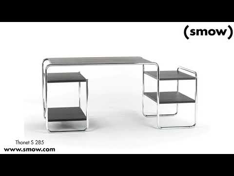 Video: O colecție de mobilă minimalistă: biroul S 285 de Marcel Breuer