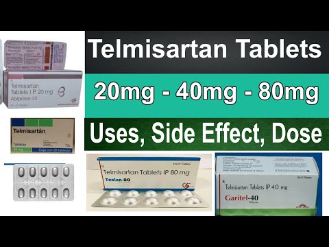 Vídeo: Telmisartan - Instruções De Uso, Preço, Comentários, Análogos De Tablet