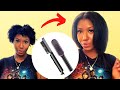 How To Straighten / Silk Press 4 Type Hair Ft. Tymo Ring Hair Straightener Brush