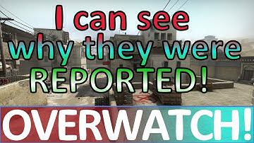 I can see why they were REPORTED! CS:GO OVERWATCH!