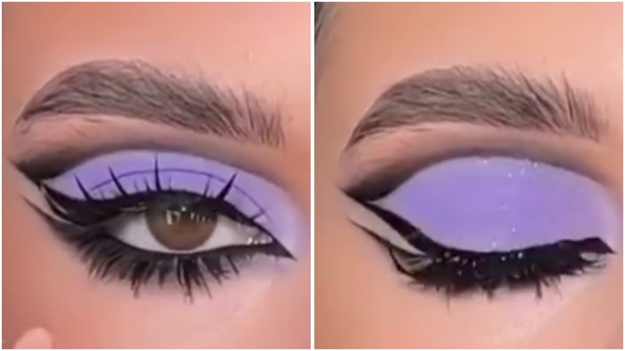 Purple Cut Crease With Graphic Liner Face of the Day – A Spoonie's