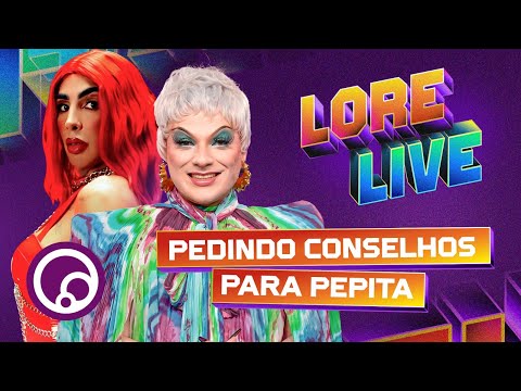 LORELIVE: LENDO CARTAS E PEDINDO CONSELHOS com Pepita | DiaTV