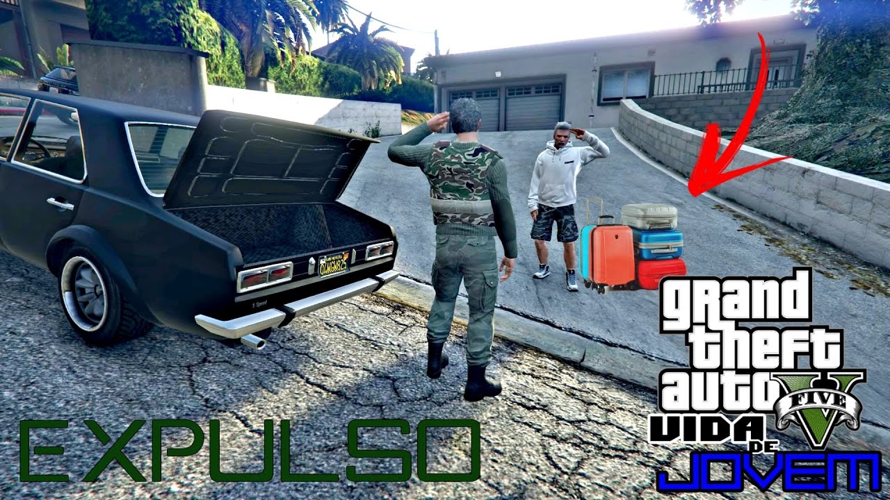 jogos friv GTA V: VIDA DE JOVEM | FUI EXPULSO DE CASA , agora moro com meu PAI MILITAR #EP.06