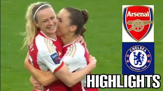 Arsenal Vs Chelsea Highlights + Interviews ~ Arsenal hand Chelsea first defeat this season Women's⚽🥅