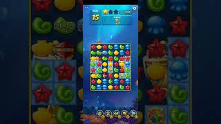 Ocean Splash: Jelly Fish Gems - Level 3 gameplay - 3 match puzzle game screenshot 4