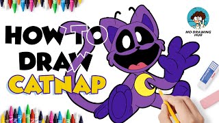 How to draw catnap from Smiling Critters II Poppy Playtime Chapter 3