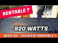 Test et installation beem on  panneaux solaires 920w plugplay   code promo