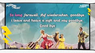 So Long Farewell || THE SOUND OF MUSIC Cover Karaoke HD Audio
