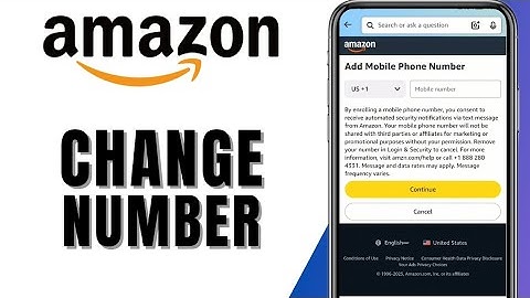 How To Change Your Phone Number On Amazon