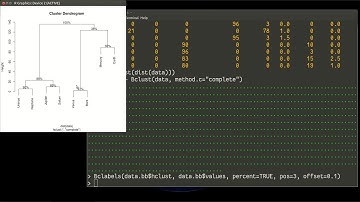 How to bootstrap hierarchical clustering