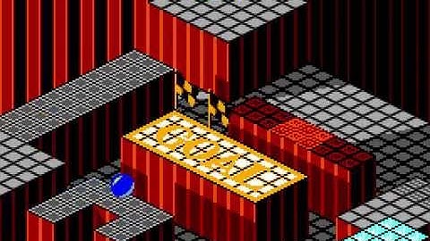 Marble Madness playthrough - Sega Master System