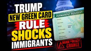 “Breaking: Trump Green Card Update Shocks Immigrants Worldwide!”