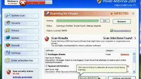 How Power Antivirus 2009 Infects Your Computer