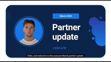 Your March 2024 partner update - usecure for MSPs