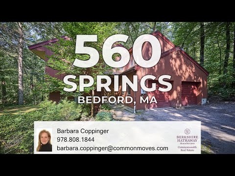 560 Springs Road, Bedford, MA home video tour