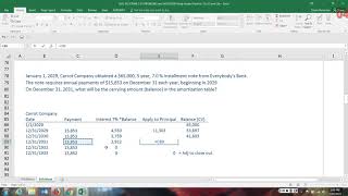 Installment Note - Payments